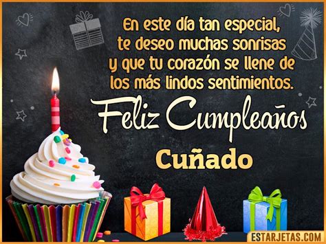 feliz cumpleaños cuñado tarjetas